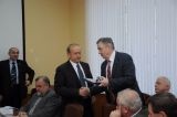 На заседании МКС по сотрудничеству России и Украины в области авиационного двигателестроения президенту АО «Мотор Сич» В.А. Богуслаеву вручена золотая медаль им. П.В. Дементьева